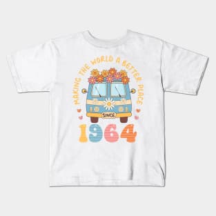 Turning 60 Retro Tee 1964 60th birthday for women top 60th Birthday gift Retro 60th Birthday Tee Kids T-Shirt